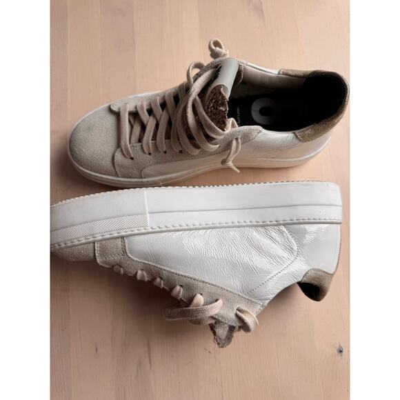 P448 gray and silver Thea Platform Sneaker (Women) size 37 / US 7 - Picture 8 of 14